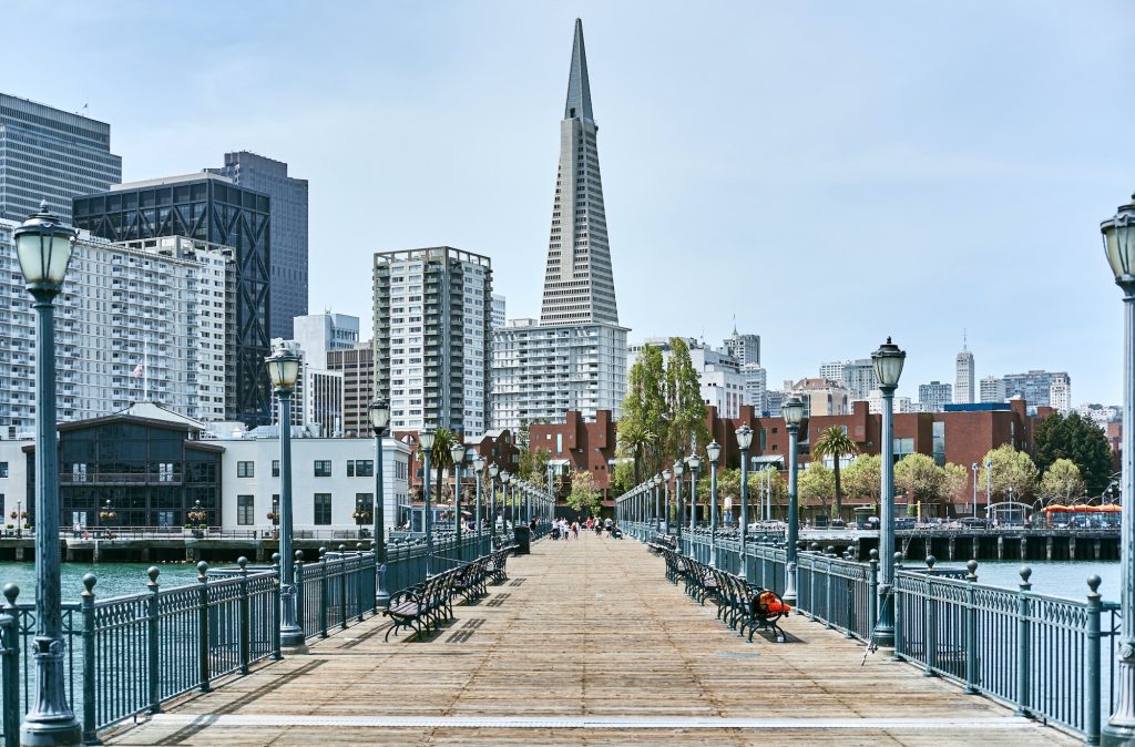 Pier 7 in San Francisco, California, USA